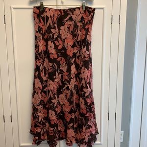 Style & Co brown/pink floral. Size 12